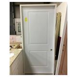 36in x 80in LH Steel 2 panel ext door.