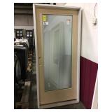 36in x 80in RH Fiberglass full view ext door.