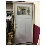 36in x 80in RH steel craftsman style ext door.