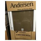 36" x 78" White Storm door