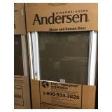 36" White Storm door.