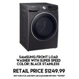Samsung Front Load Washer w/Super Speed