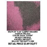 Shaw 24" x 24" Carpet Squares x 288 sq ft