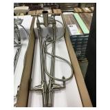 Brushed Nickel Floor Mount Bathtub Faucet