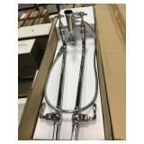 Polished Chrome Floor Mount Bathtub Faucet