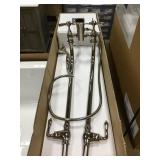 Platinum Nickel Floor Mount Bathtub Faucet
