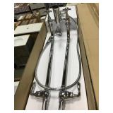 Polished Chrome Floor Mount Bathtub Faucet