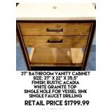 37" Bathroom Vanity Cabinet