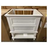 Alyce White Vanity with 2 hardware options