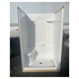 48" Shower Surround w/Seat DAMAGED