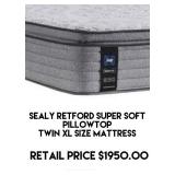 Sealy Twin XL Size Mattress