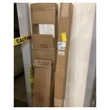 Mailbox post, 4ft. Baseboard & glass shower door