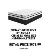 Signature Design by Ashley King Hybrid Mattress