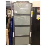 Frosted sliding closet door