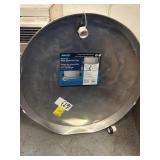 Bent aluminum water heater drain pans