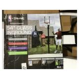 Spalding inground basketball hoop