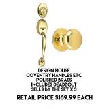 Design House Coventry Handle x 3