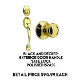Black & Decker Exterior Door Handle.