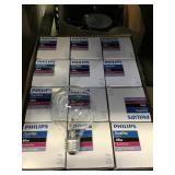 Philips 40w sparkling clear light bulbs x3 boxes.