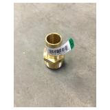 3/4in Brass hose barb adapters sell one money.