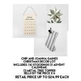 Mixed Christmas Decor Lot by the piece x 6