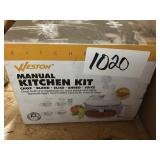 Manual kitchen kit
