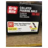Collated framing nails