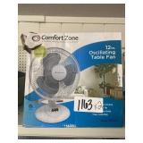 12" Oscillating Table Fan x 2