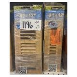 Mix Size Floor Register x 7