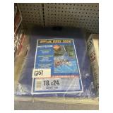 Light Duty 18 x 24 Blue Poly Tarp
