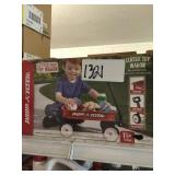 Classic toy wagon .