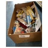 Mixed box of files, drill bits and more