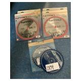 Century tools saw blades by the pile