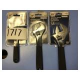 3 adjustable wrenches