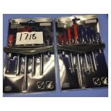 2- 6 piece screwdriver sets