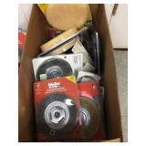 Box of Wire Brushes and Polishing Bonnets