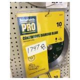 Sutherlands pro 10in. Diamond blades x2