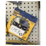 Irwin 5-1/2in, 18t saw blades by the pc x3