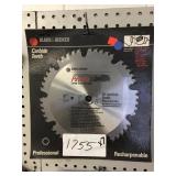 9in. 45t piranha saw blades by the pc x7