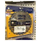 Irwin 8-1/4in 24t saw blades by the pc x2