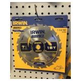 Irwin 7-1/4in 18t saw blades by the pc x7