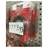Weiler 4in stringer bead knot wheel x 3