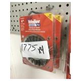 Weiler 4in standard twist knit wire wheel x4