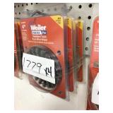 Weiler 4in standard twist knit wire wheel x4