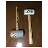 Rubber Mallets x 2