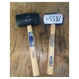 Rubber Mallets x 2