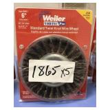Standard Twist Knot wire wheel x 5