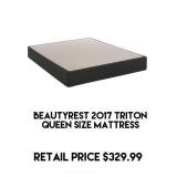 Beautyrest 2017 Triton Queen Size Mattress