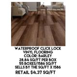 Waterproof Click Lock Vinyl Flooring x 1586 sq ft