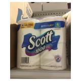 Scott Bathroom Tissue White 4Pk by the case x 2
